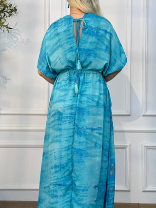 Rochie maxi cu talie ajustabilă