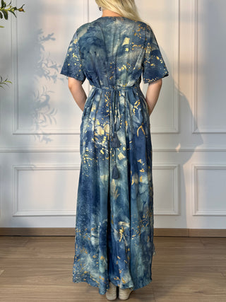 Rochie maxi cu decolteu în formă de inimă