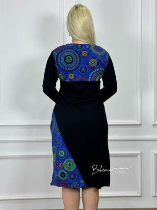 Rochie din bumbac cambrată
