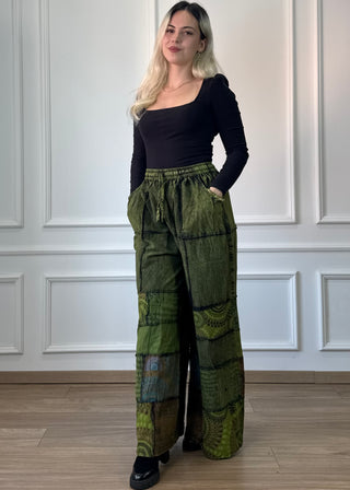 Pantaloni din bumbac cu buzunare