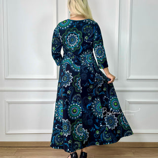 Rochie cu model viu colorat