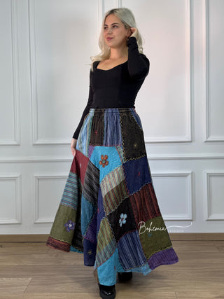 Fustă patchwork