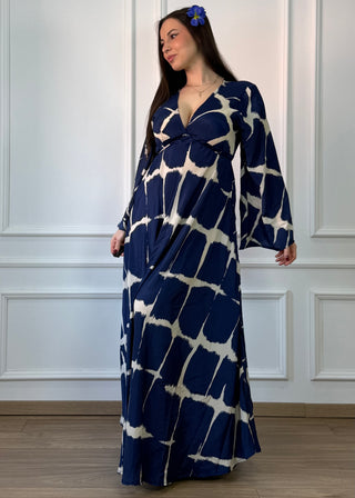 Rochie indiană cu mâneci lungi