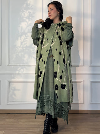 Rochie lungă cu două straturi