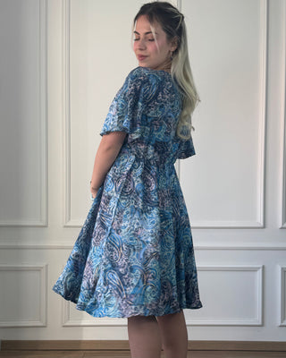 Rochie maxi cu decolteu în formă de inimă