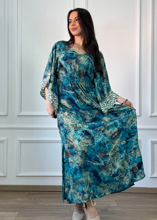 Rochie lungă indiană cu voal