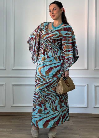 Rochie lungă indiană cu voal