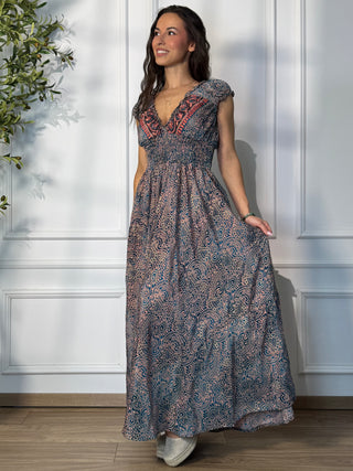 Rochie cu talie încrețită