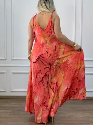 Rochie maxi cloș cu buzunare