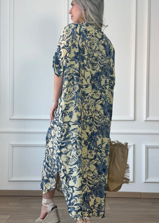 Rochie de vară cu guler și buzunare