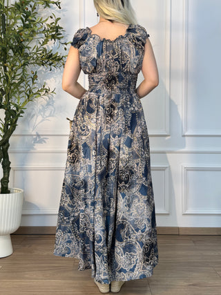 Rochie cu talie încrețită