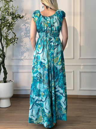 Rochie indiană cu mâneci lungi