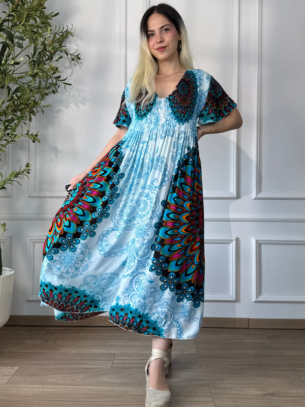 Rochie midi cu piept elasticizat