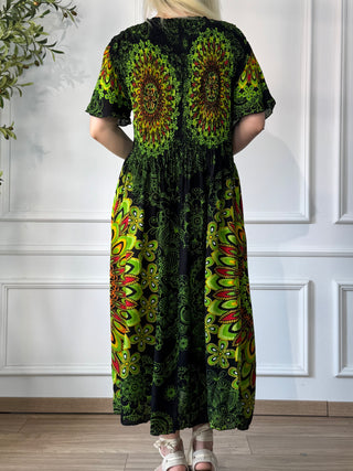 Rochie midi cu piept elasticizat