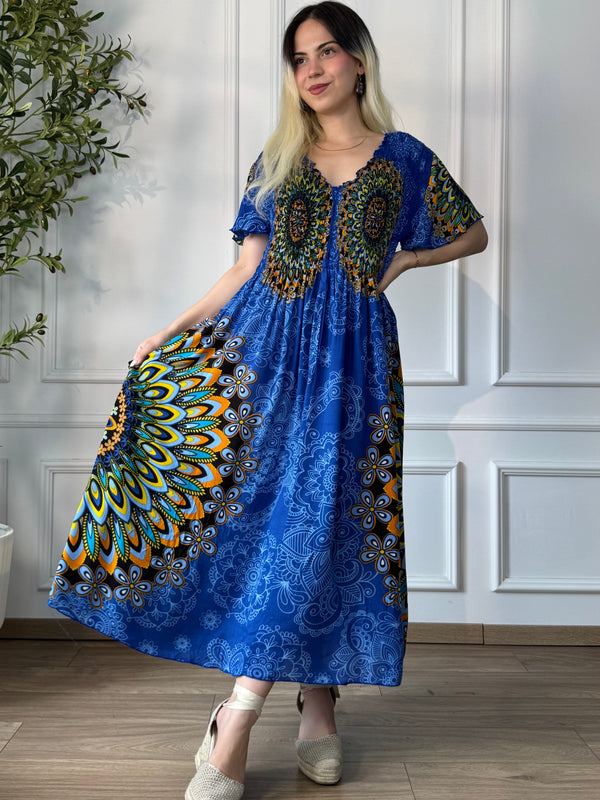 Rochie midi cu piept elasticizat