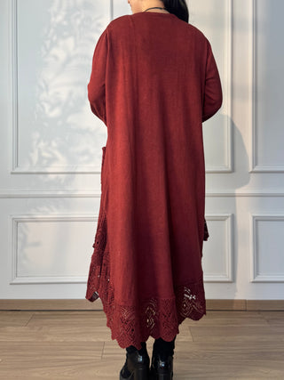Rochie tricotată spălată cu piatră