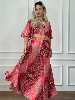 Rochie lungă în linie A