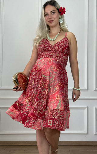 Rochie scurtă cu panglică