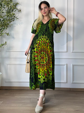 Rochie midi cu piept elasticizat