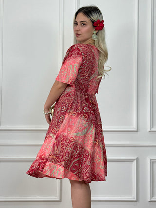Rochie maxi cu decolteu în formă de inimă