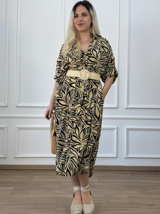 Rochie de vară cu guler și buzunare