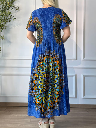 Rochie midi cu piept elasticizat