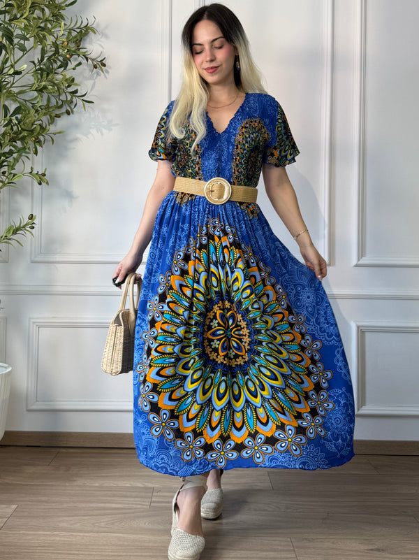 Rochie midi cu piept elasticizat
