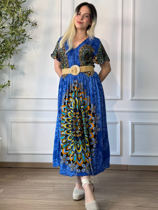 Rochie midi cu piept elasticizat