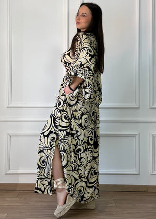 Rochie lungă indiană cu voal